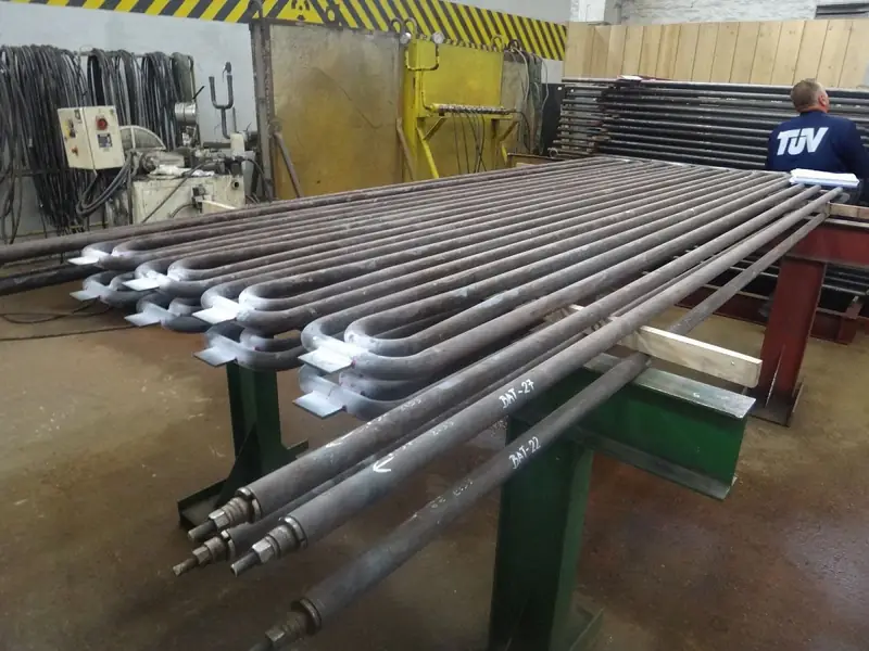 Heat exchanger tubes during third-party inspection